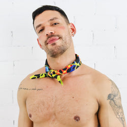 Rainbow Leopard Bandana