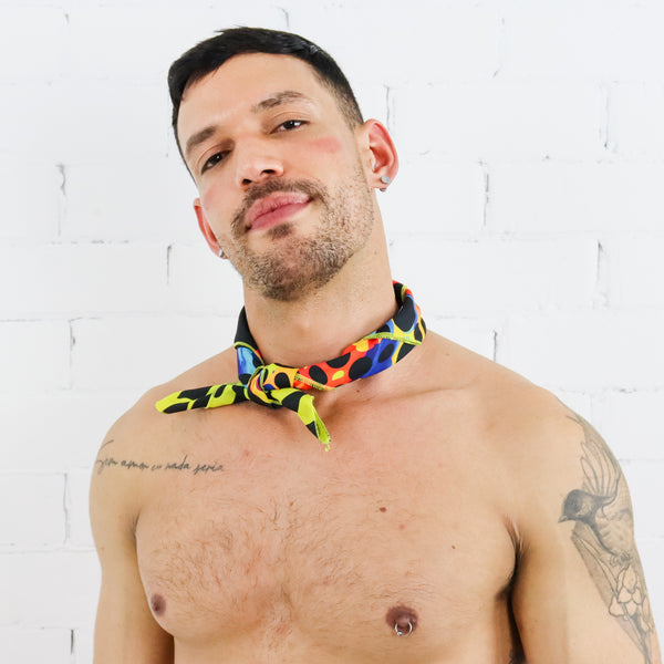 Rainbow Leopard Bandana