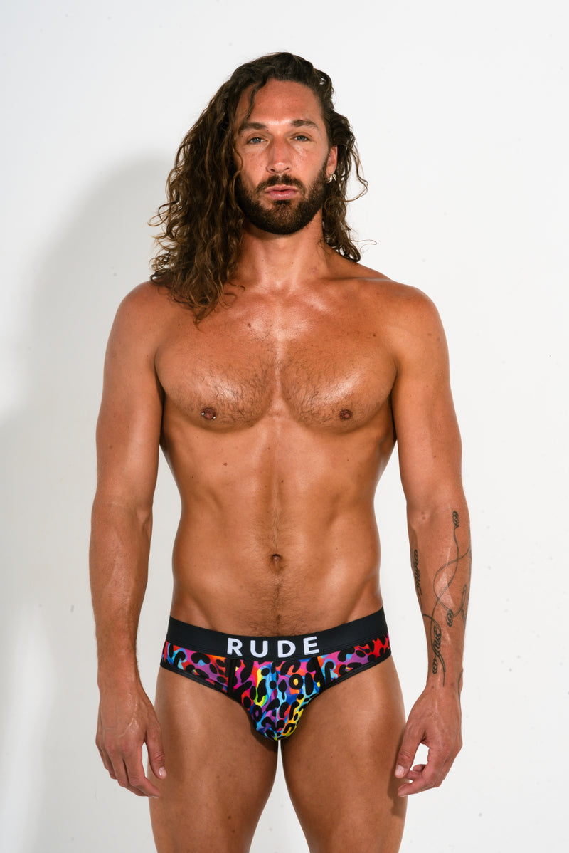 Jungle Bamboo Brief - Rainbow Roar