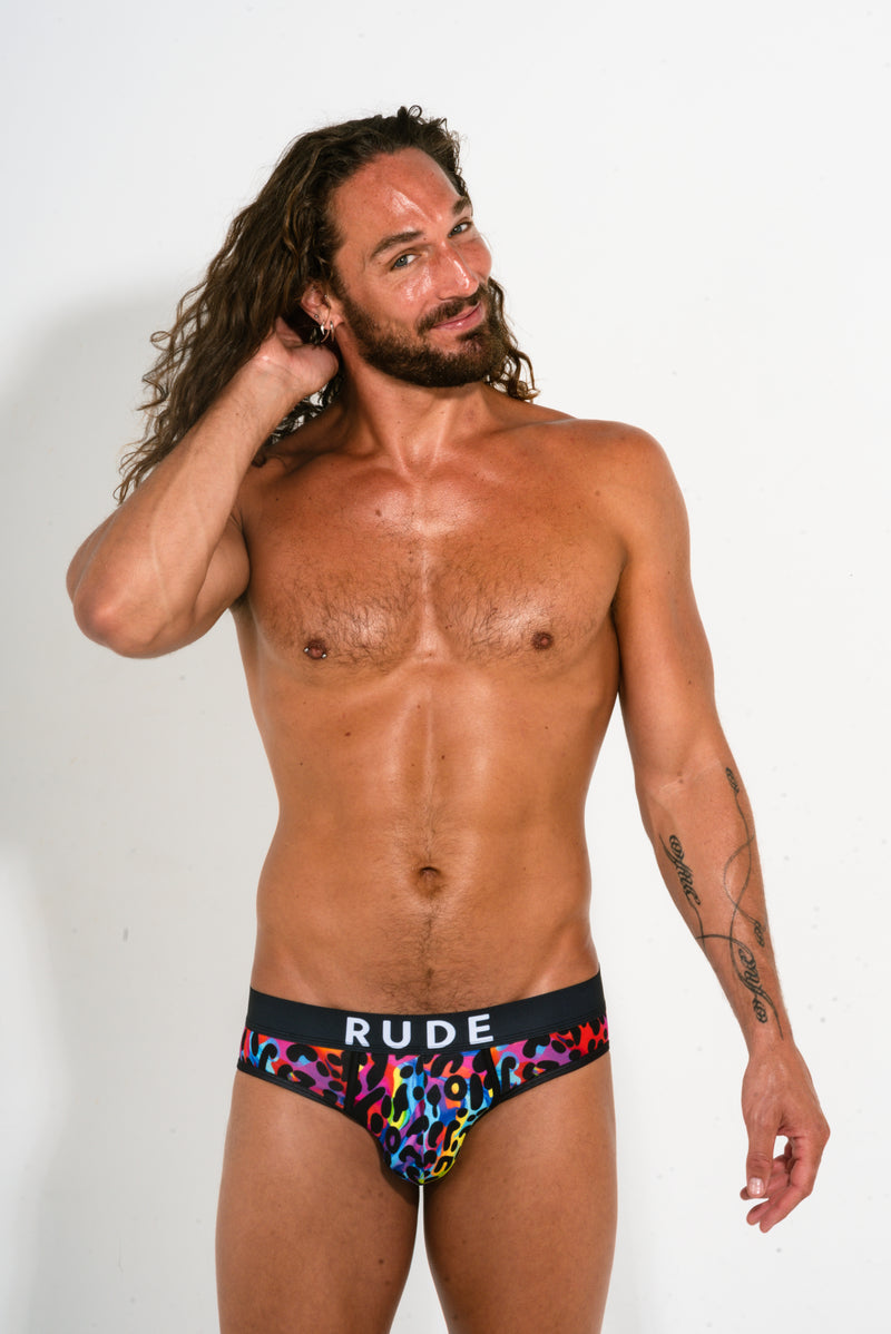 Jungle Bamboo Brief - Rainbow Roar