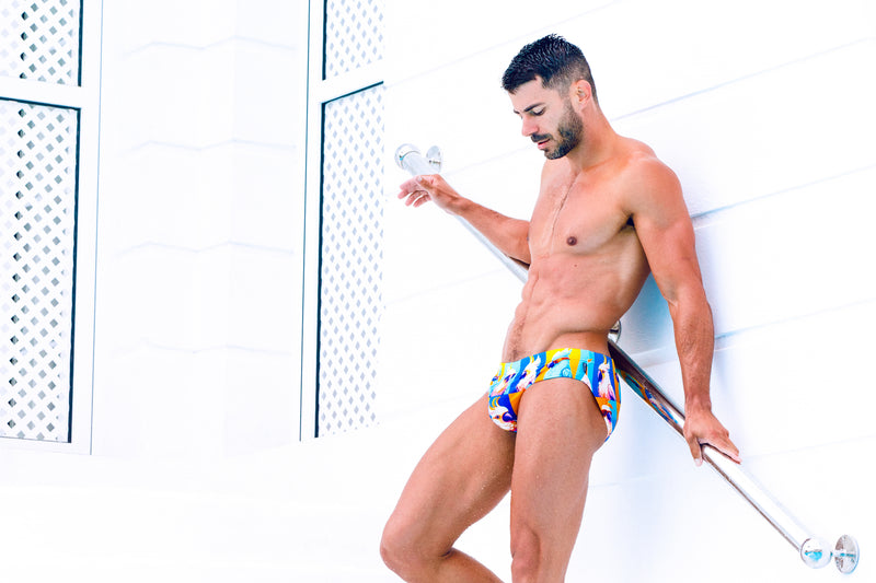 Cockatoo Craze Swim Brief