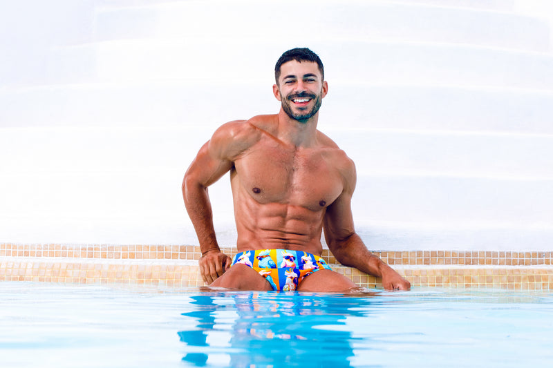 Cockatoo Craze Swim Brief