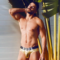 GoGo Metallic Brief - Gold